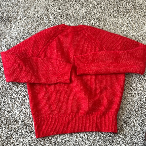 Sezane Otto Jumper in Deep Red - Picture 3 of 3